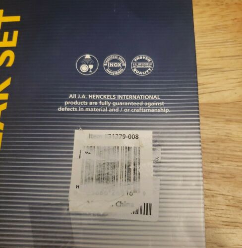 J.A. Henckels Everedge 8PC. Steak Knife Set - Fresh Stock Dated December 2025