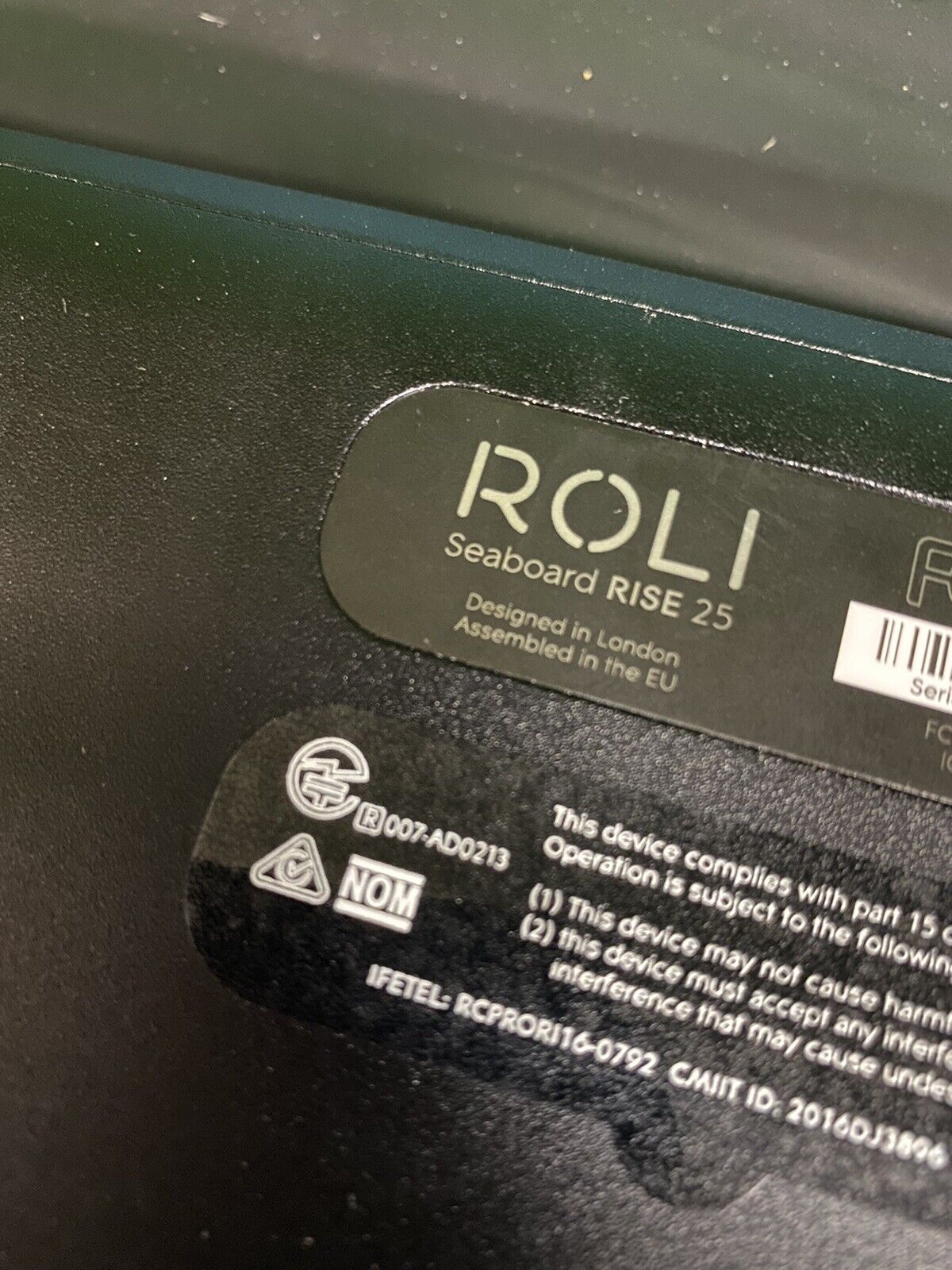 ROLI Seaboard RISE 25 Note USB Keyboard Controller - Fresh Stock Dated February 2026