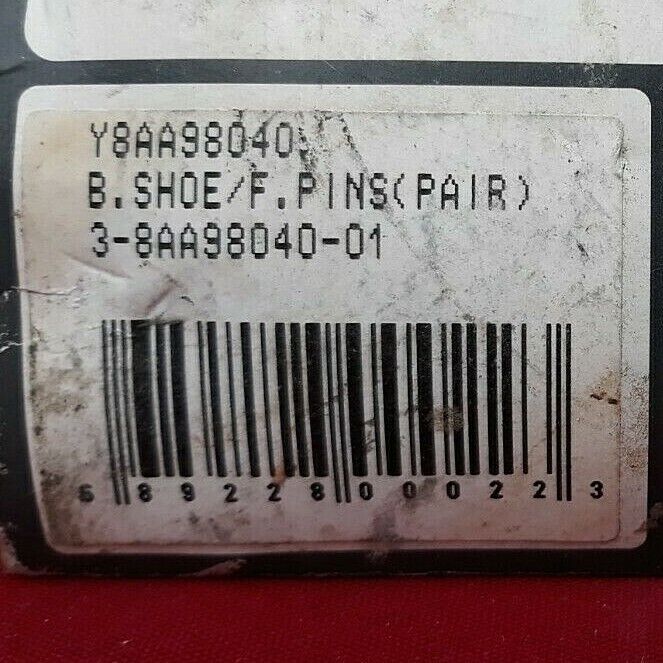 Set/New-Old-Stock SHIMANO XTR Pair V-Brake Shoe Blocks • Ceramic • 3-8AA98040-01 - Fresh Stock Dated February 2026