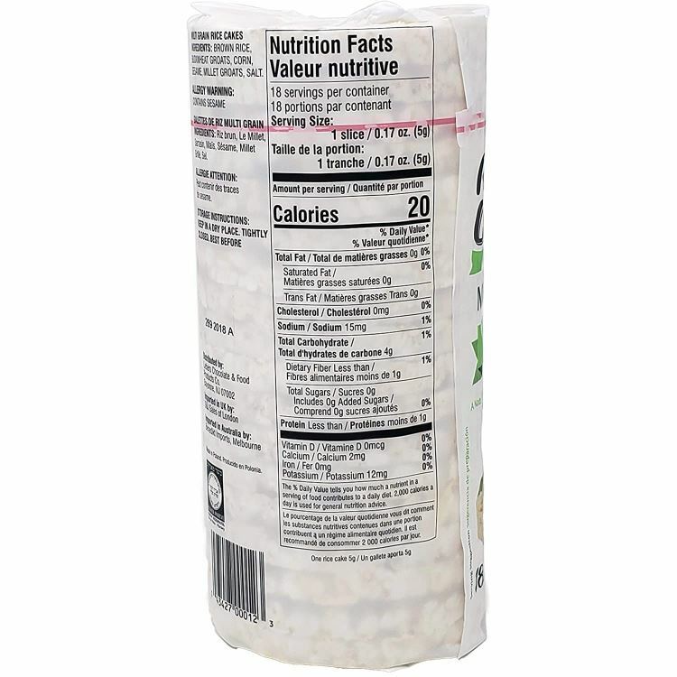 Lieber's Multigrain Thin Rice Cakes, 3.1 oz. (3 Pack) - Fresh Stock Dated February 2026