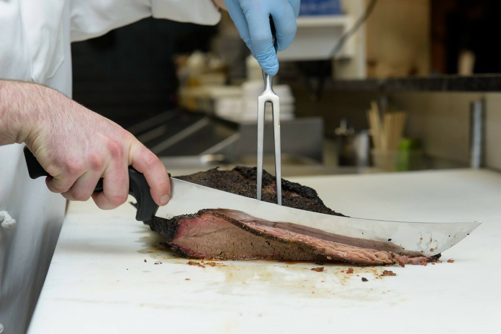 Ergo Chef 12-Inch Curved Cimeter Knife Non-slip handle Black PRODIGY SERIES - Fresh Stock Dated December 2025