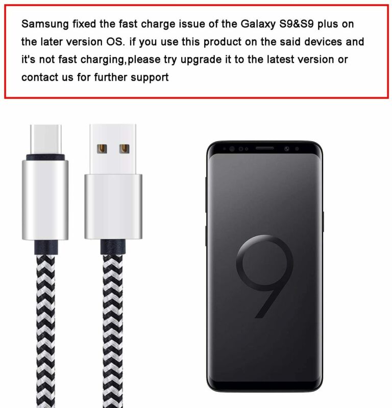 USB C Cable 6ft 2Pack Type C by Ailun High Speed C to Blackwhite - Fresh Stock Dated February 2026