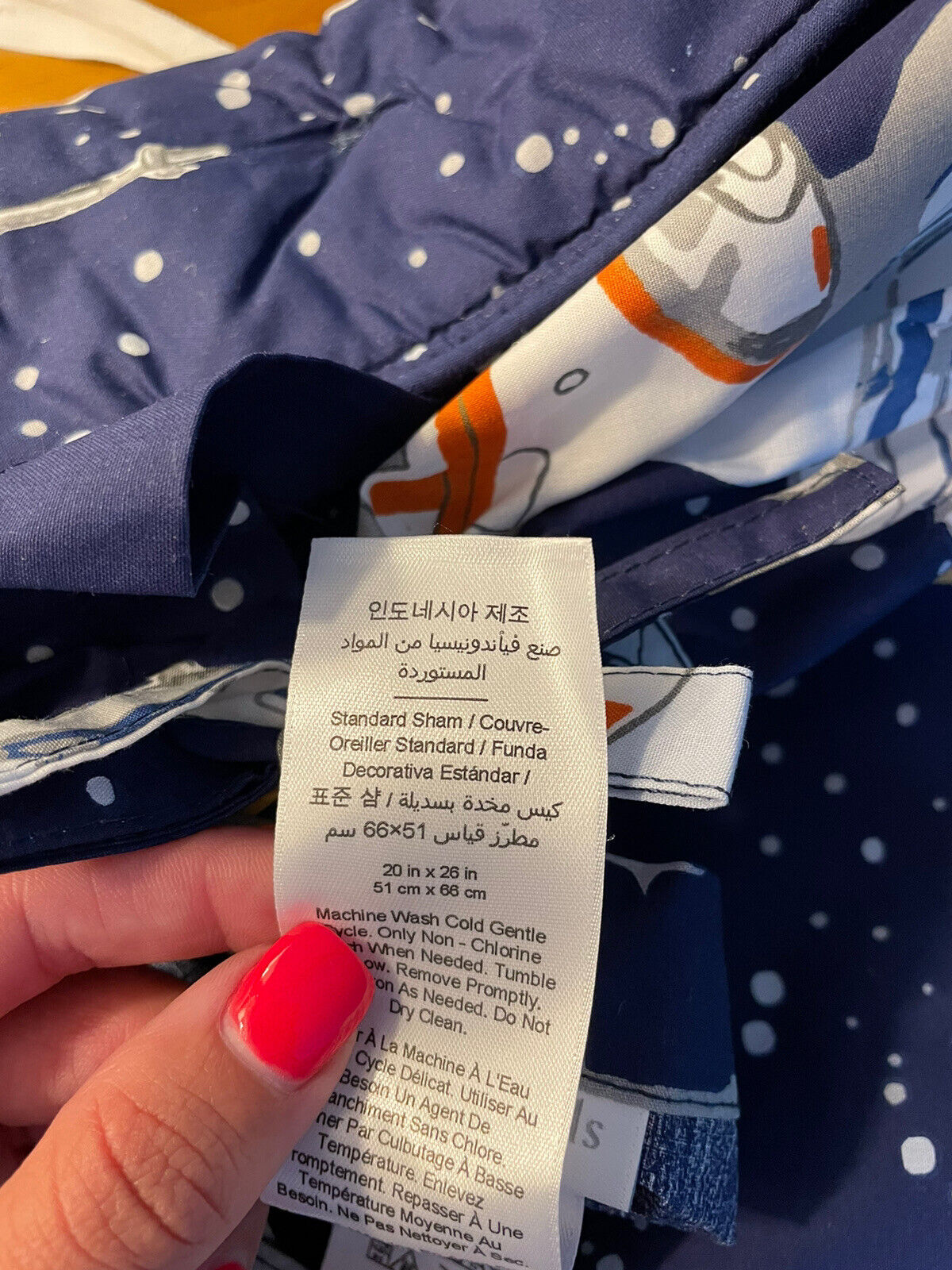 Pottery Barn Kids Star Wars Comforter Sham Standard NWOT - Fresh Stock Dated December 2025