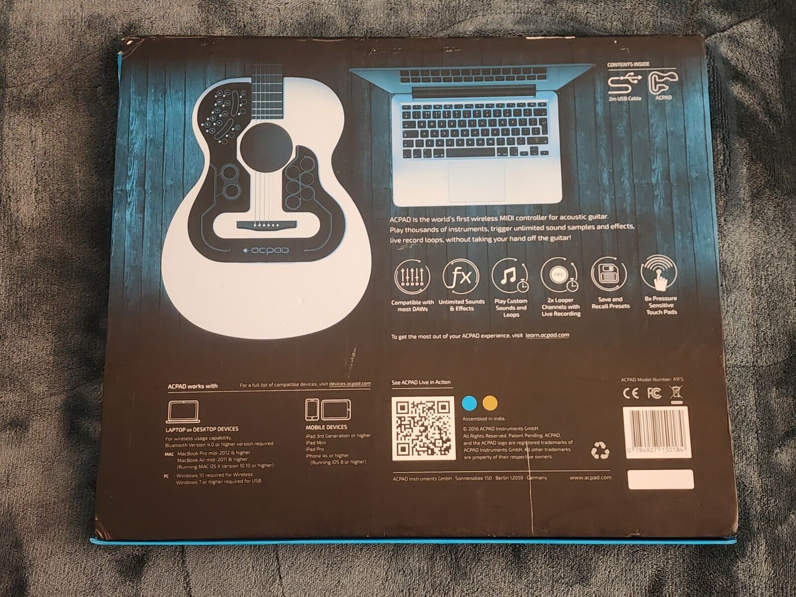 ACPAD Wireless Midi Controller for Guitar - Fresh Stock Dated February 2026
