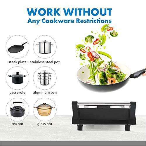 Techwood Hot Plate Electric Single Burner 1800W Portable Burner for Cooking - Fresh Stock Dated December 2025