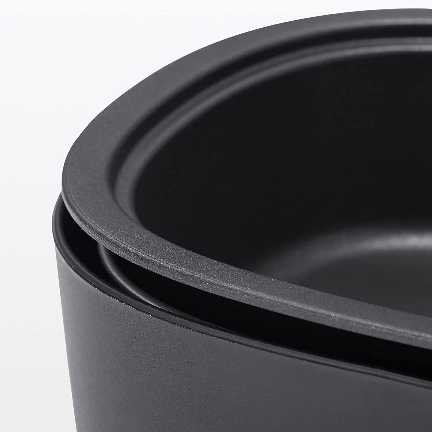 MUJI JAPAN Deep Grill Pot MJ-HPFK1 new model Black Compact 2021AW - Fresh Stock Dated February 2026