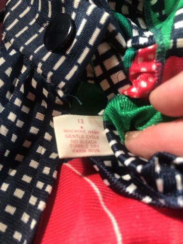 Authentic Vintage Maxi Skirt bold flowers - Fresh Stock Dated February 2026