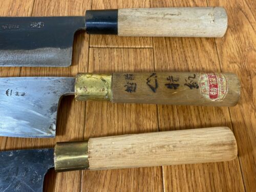 Japanese Chef's Kitchen Knife Set 5 Piece DEBA NAKIRI SANTOKU from Japan UK233 - Fresh Stock Dated December 2025