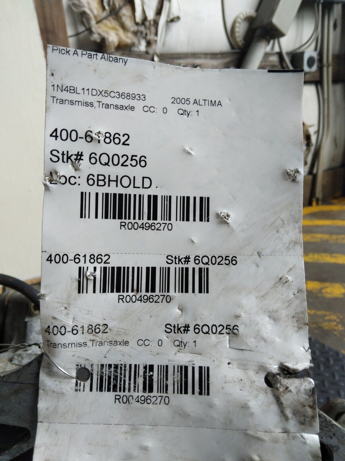 2005-2006 Nissan Altima SE 3.5L M/T Manual 5 Speed Transmission Gearbox - Fresh Stock Dated February 2026