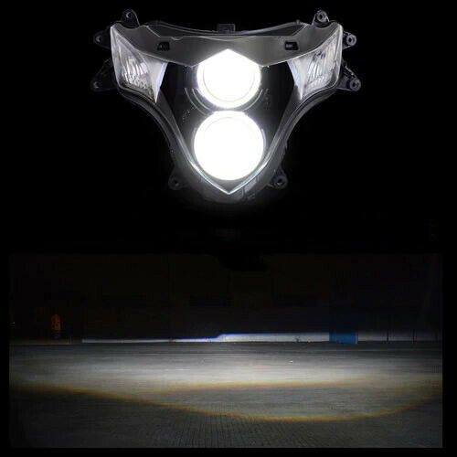 HID White LED Headlight High Low Beam Bulb For Suzuki GSXR600 GSXR750 GSXR1000 - Fresh Stock Dated February 2026