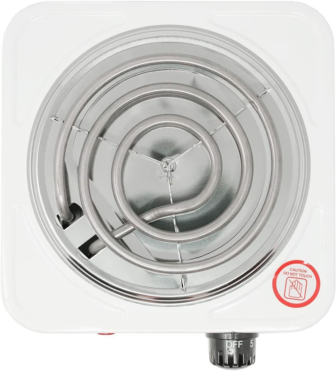 Cook Master 1000W Electric Countertop Coil Stove Burner with 5 Level Temperat... - Fresh Stock Dated February 2026