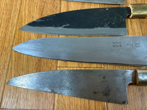 Japanese Chef's Kitchen Knife Set 5 Piece DEBA NAKIRI SANTOKU from Japan UK233 - Fresh Stock Dated December 2025