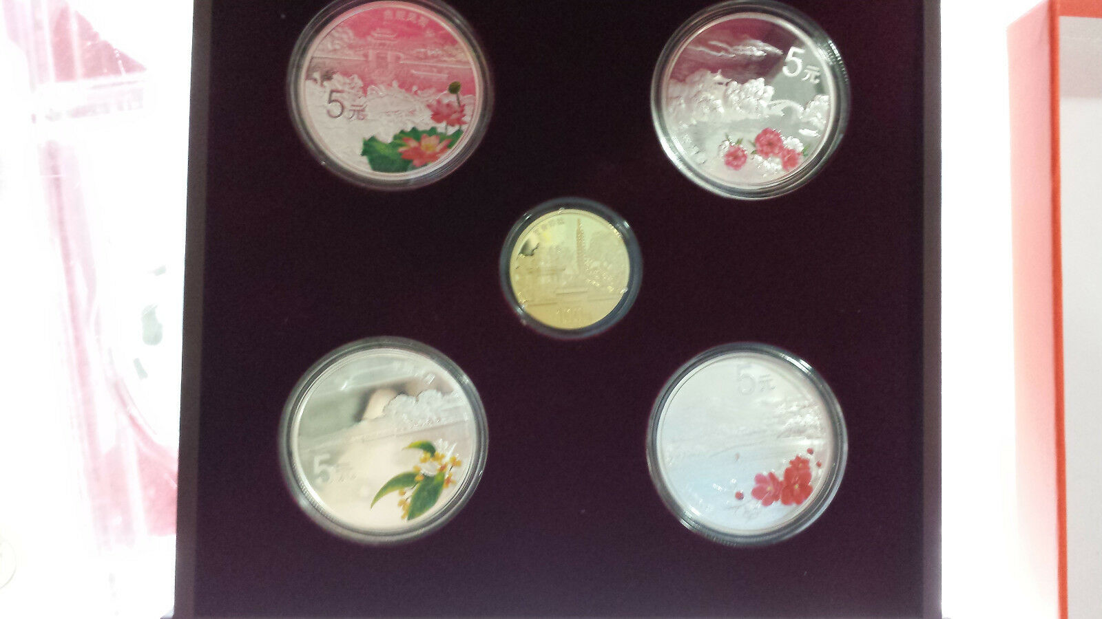 China 2014 Gold and Silver Coins Set - World Heritage - West Lake - Fresh Stock Dated February 2026