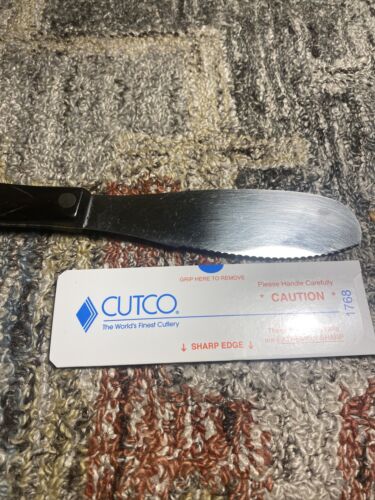 USA CUTCO 1768 Spatula Speader Classic Brown Handle Factory Sharpened - Fresh Stock Dated December 2025