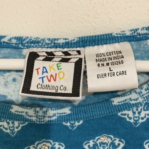 Vintage TAKE TWO Maxi Skirt + top SET India cotton gauze boho broomstick Large - Fresh Stock Dated February 2026