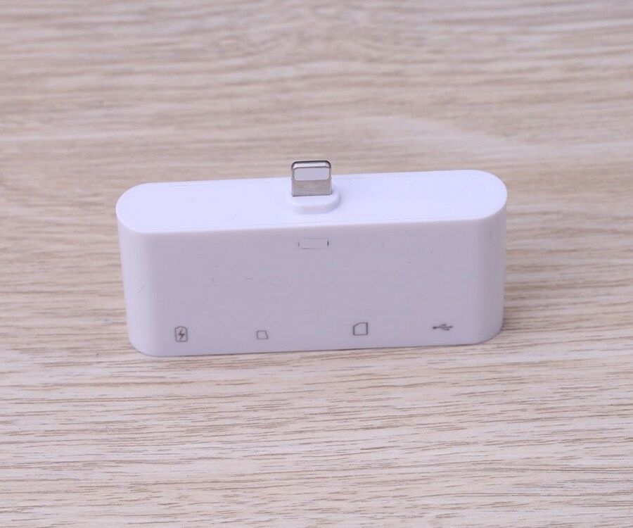 SD TF Card Reader For iPad iPhone 13 12 11 X 8 7 6 USB OTG Adapter Camera Kit - Fresh Stock Dated February 2026