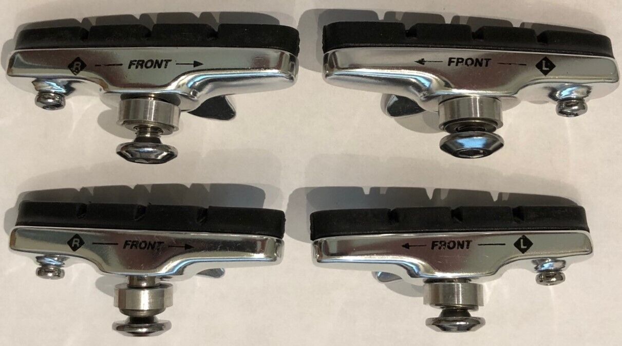 Jagwire Road Sport S Brake Pads, SRAM/Shimano, Silver, Full Set of 4 Pads, NOS - Fresh Stock Dated February 2026