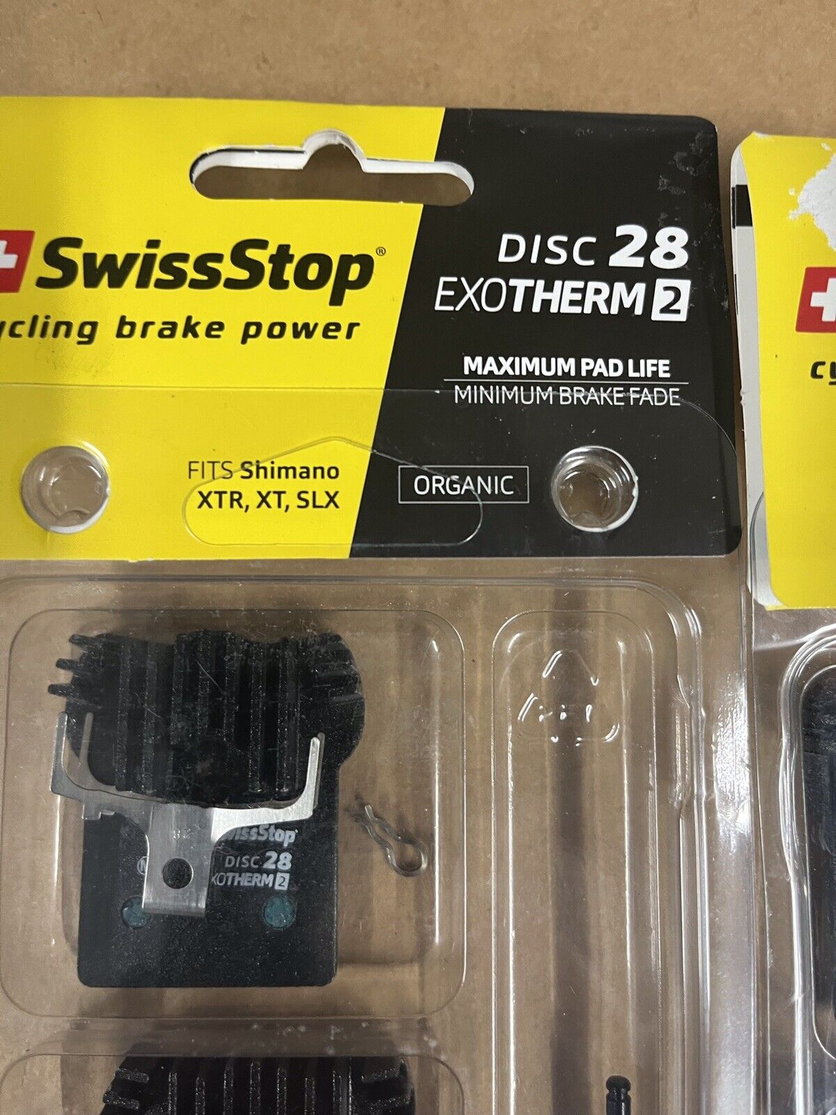EXOTherm2 Disc Brake Pad Pair  - SwissStop EXOTherm2 Brake Pad Set, Disc 28: - Fresh Stock Dated February 2026