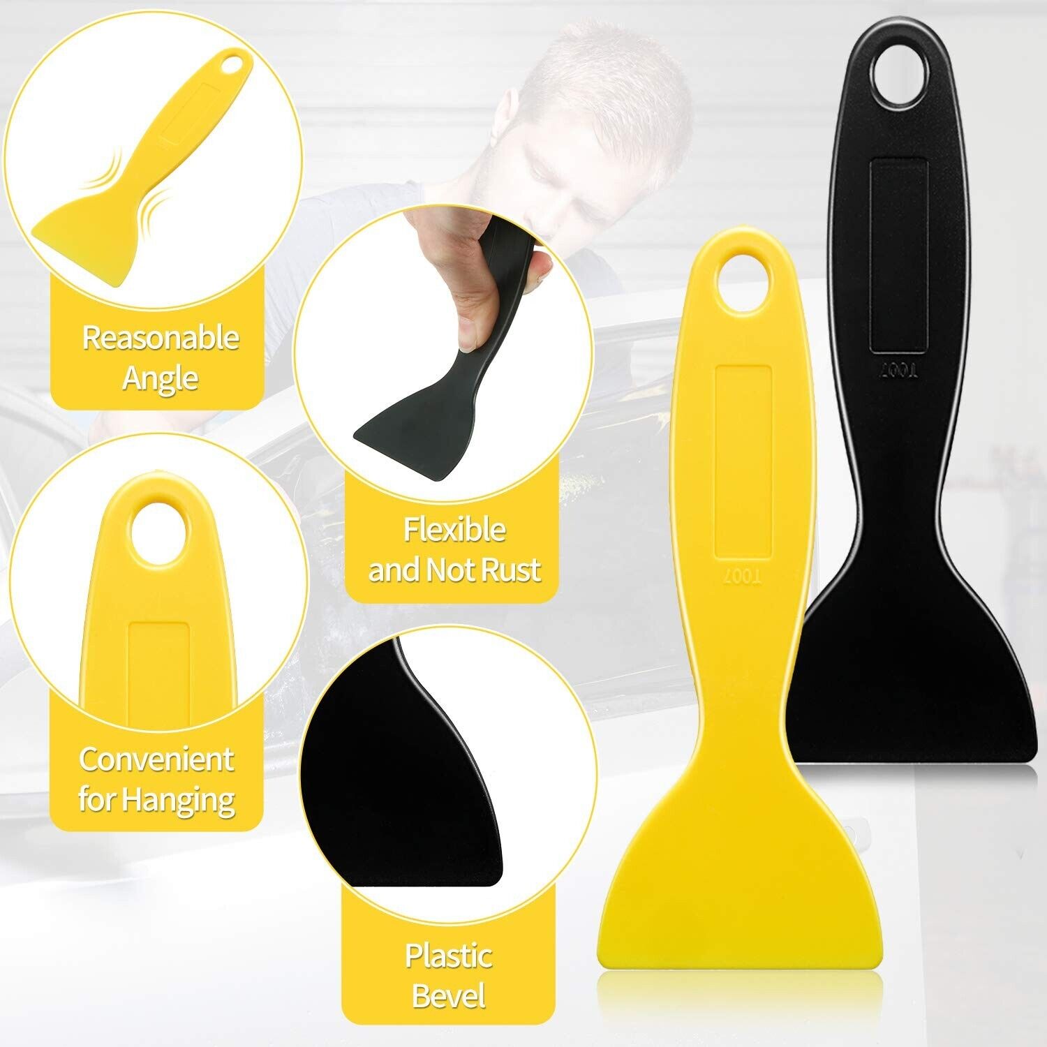 12 Piece Plastic Spatula Putty Knife Set * Flexible Paint Scrapers for 3D Print - Fresh Stock Dated February 2026