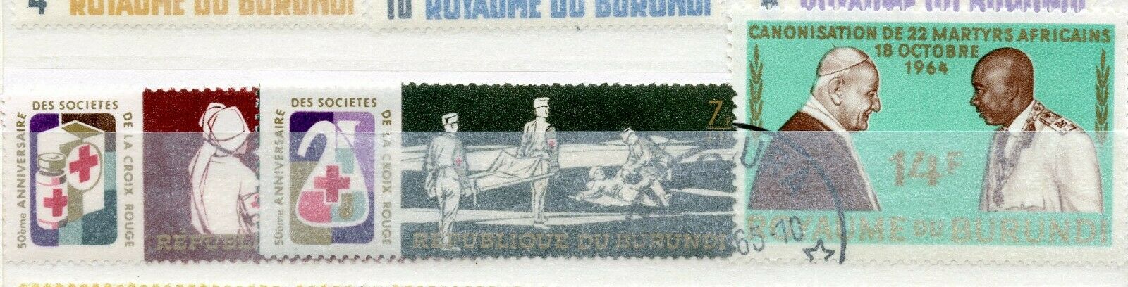 3 Burundi Mint Hinged Used Hinged - Fresh Stock Dated December 2025