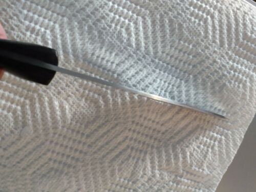 CUTCO 1738 KB Knife, Black Swirl Handle,  6 inch Blade Free Shipping 11.5