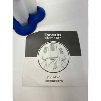 Tovolo Twin Popsicle Molds with Sticks Ice Pop Maker BPA Free Food Safe Dishwash - Fresh Stock Dated February 2026