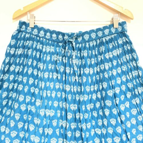 Vintage TAKE TWO Maxi Skirt + top SET India cotton gauze boho broomstick Large - Fresh Stock Dated February 2026