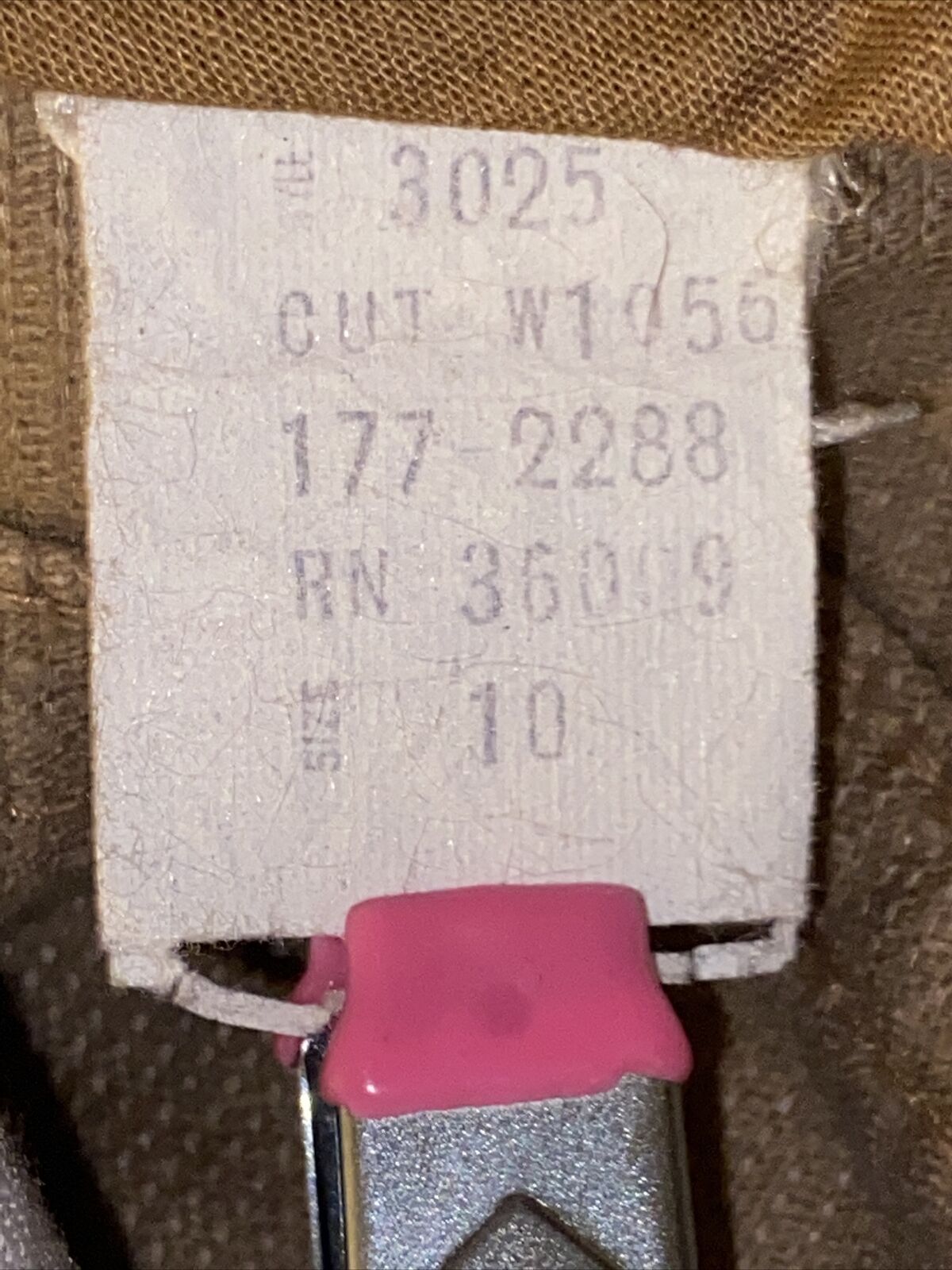 Vintage Calvin Klein Tan Corduroy Straight Below Knee Skirt Back Slit Size 10 - Fresh Stock Dated March 2026