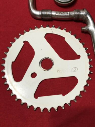 ORIGINAL CRANK SET OFF OF A 1993 DYNO AIR CRANKS SPROCKET BB OLD SCHOOL BMX - Fresh Stock Dated December 2025