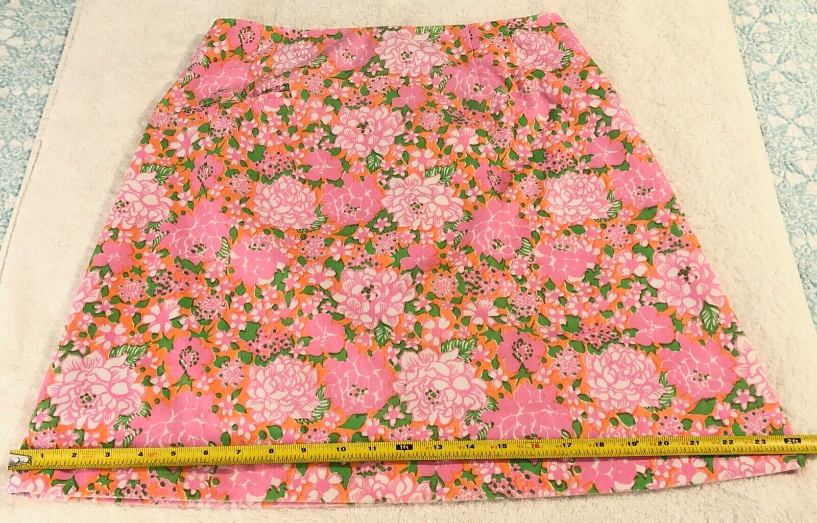 Vintage The Lilly Sportswear Division LILLY PULITZER INC Pink Floral Golf Skirt - Fresh Stock Dated December 2025