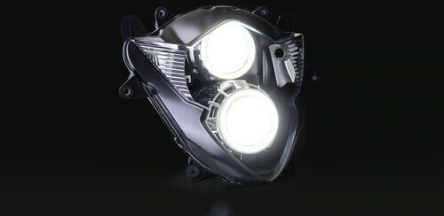 HID White LED Headlight High Low Beam Bulb For Suzuki GSXR600 GSXR750 GSXR1000 - Fresh Stock Dated February 2026