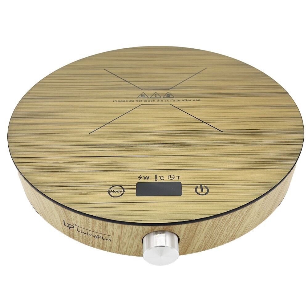 LP LIVING PLUS 1800W Induction Cooktop Countertop Burner, 3 Hour Max Timer - Fresh Stock Dated February 2026