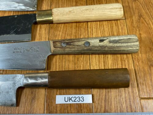 Japanese Chef's Kitchen Knife Set 5 Piece DEBA NAKIRI SANTOKU from Japan UK233 - Fresh Stock Dated December 2025