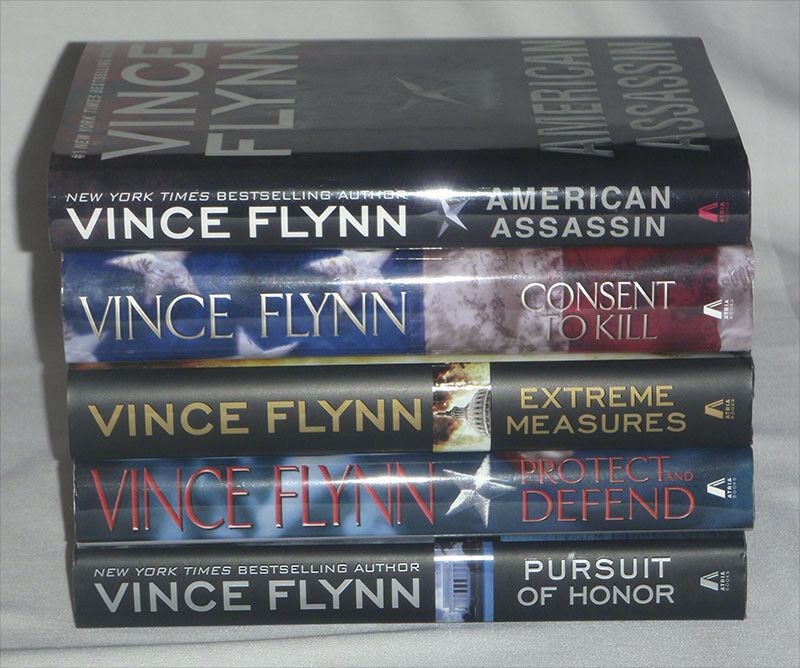 pick one - Vince Flynn - hardcover books - HC DJ firewood - Fresh Stock Dated December 2025