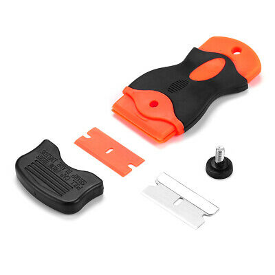 100 pack Plastic Razor Blades Razor Scraper Double Edged Sticker Removal Tool - Fresh Stock Dated December 2025