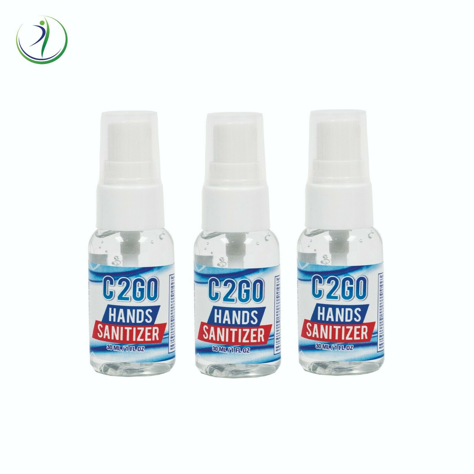20 Hand Sanitizer 70% Alcohol Gel Disinfectant Cleaner Antimicrobial Pump Spray - Fresh Stock Dated February 2026