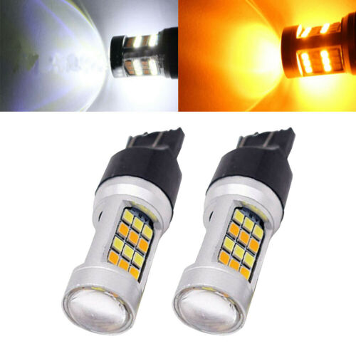 2x White Amber Switchback 42 LED Turn Signal Light Bulb For 2002-14 Honda ST1300 - Fresh Stock Dated February 2026