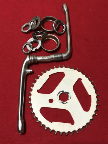 ORIGINAL CRANK SET OFF OF A 1993 DYNO AIR CRANKS SPROCKET BB OLD SCHOOL BMX - Fresh Stock Dated December 2025