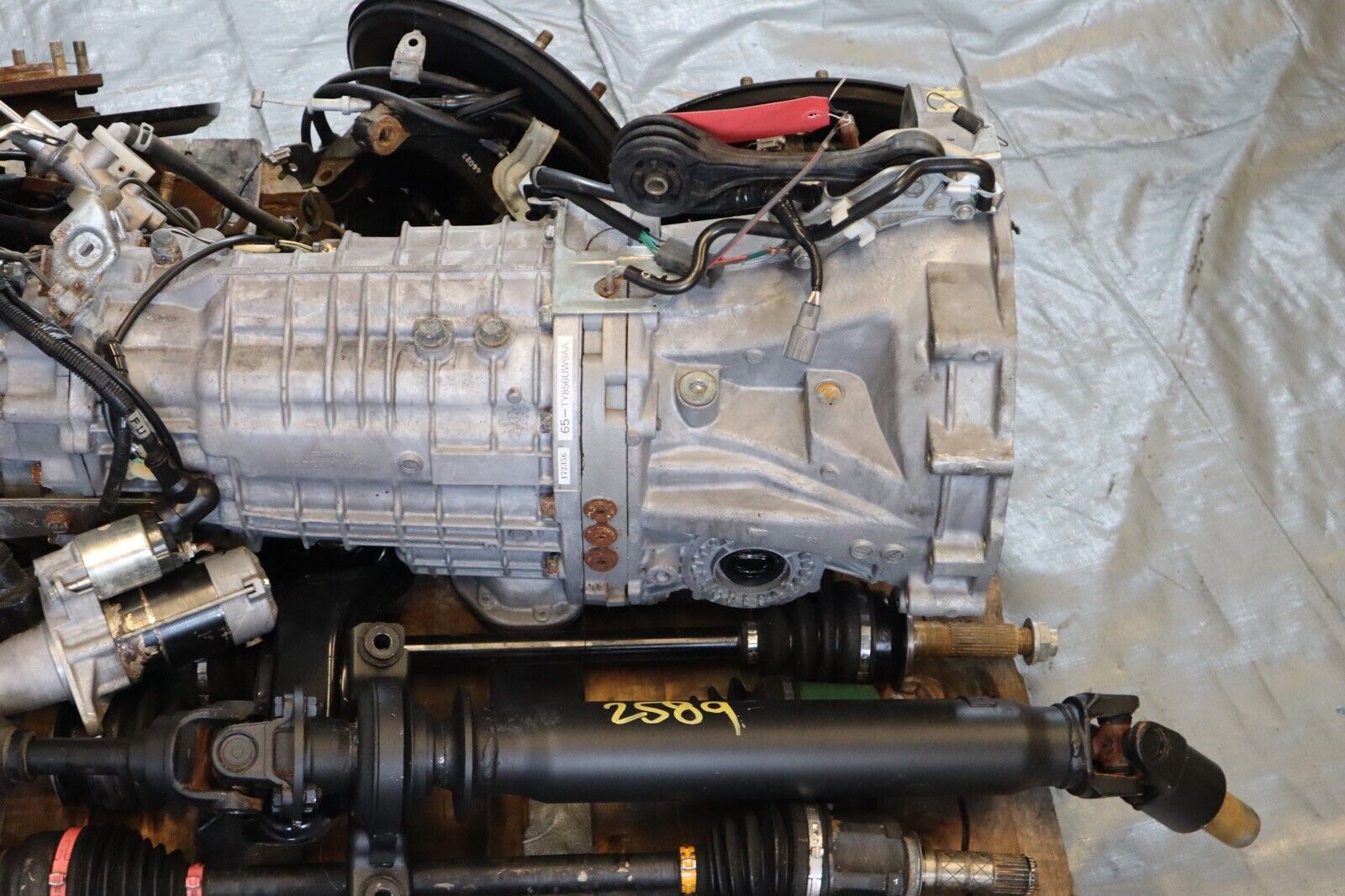 15-17 SUBARU WRX STI EJ257 OEM 6 SPEED TRANSMISSION SWAP TY856UW9AA 61,445 MILES - Fresh Stock Dated February 2026