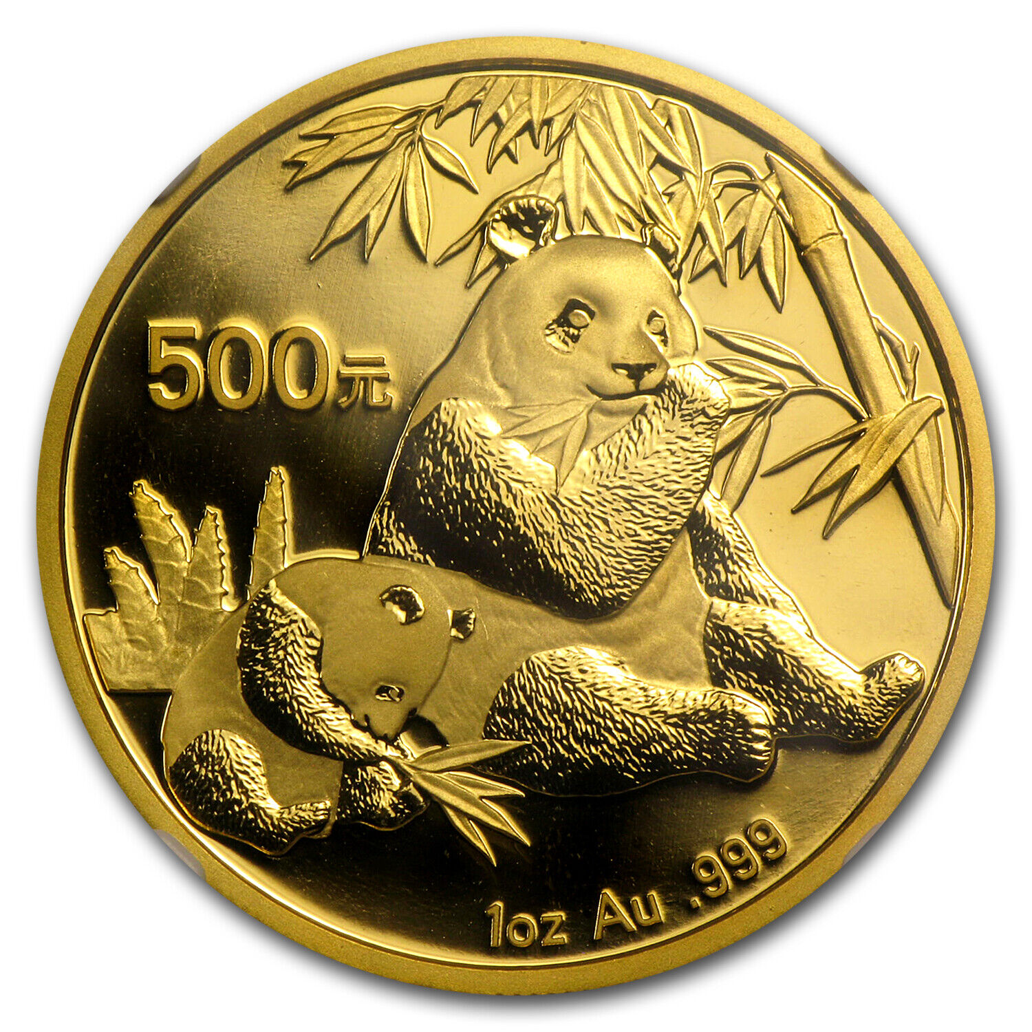 2007 China 1 oz Gold Panda MS-70 NGC - SKU#68728 - Fresh Stock Dated February 2026