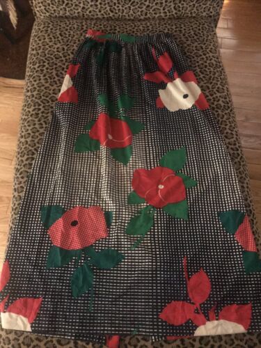 Authentic Vintage Maxi Skirt bold flowers - Fresh Stock Dated February 2026