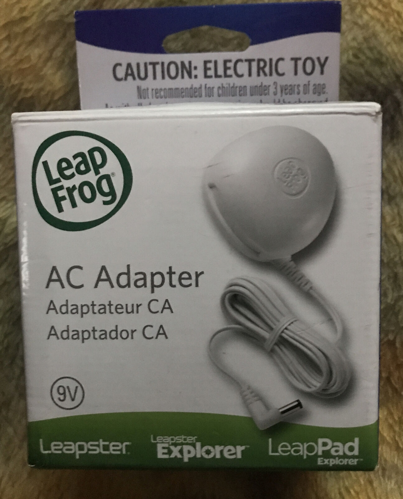 LeapFrog 9V AC Adapter Works With LeapPad Leapster Explorer Leapster New In Box - Fresh Stock Dated February 2026