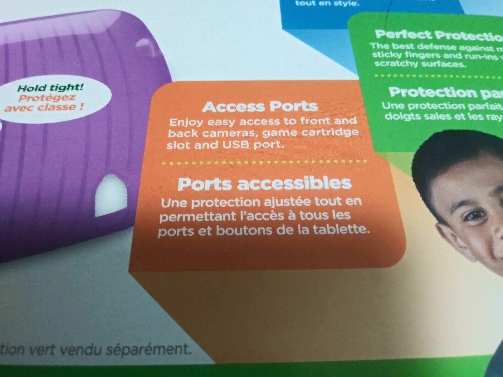 Leap Frog Leap Pad 3 Gel Skin Purple protective cover made to fit easy grip - Fresh Stock Dated February 2026