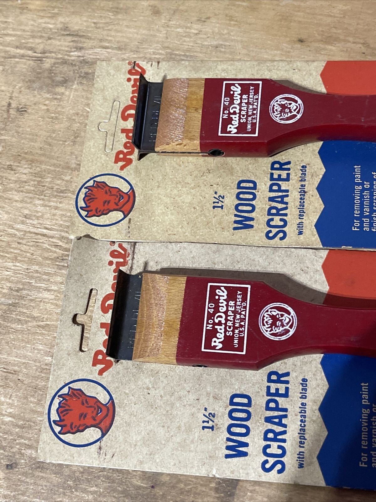 2 NOS Vintage Red Devil 1.5