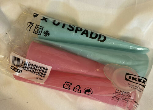 Ikea Utspadd Ice Cream, Yogurt, Juice, Popsicle Silicone Molds 4 Pack - Fresh Stock Dated February 2026