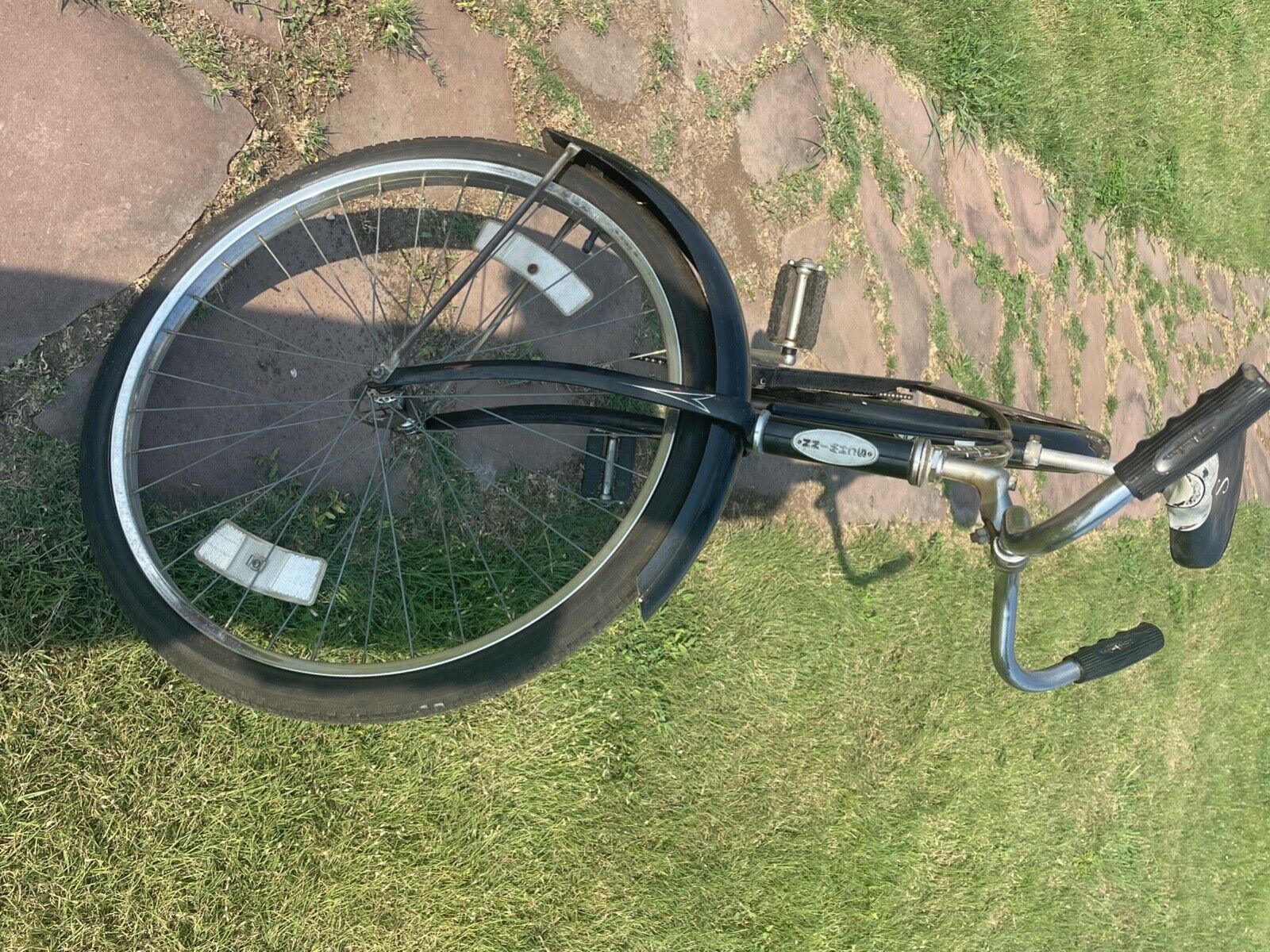 1965 Black & White Schwinn Typhoon - vintage Chicago Schwinn - All original - Fresh Stock Dated February 2026