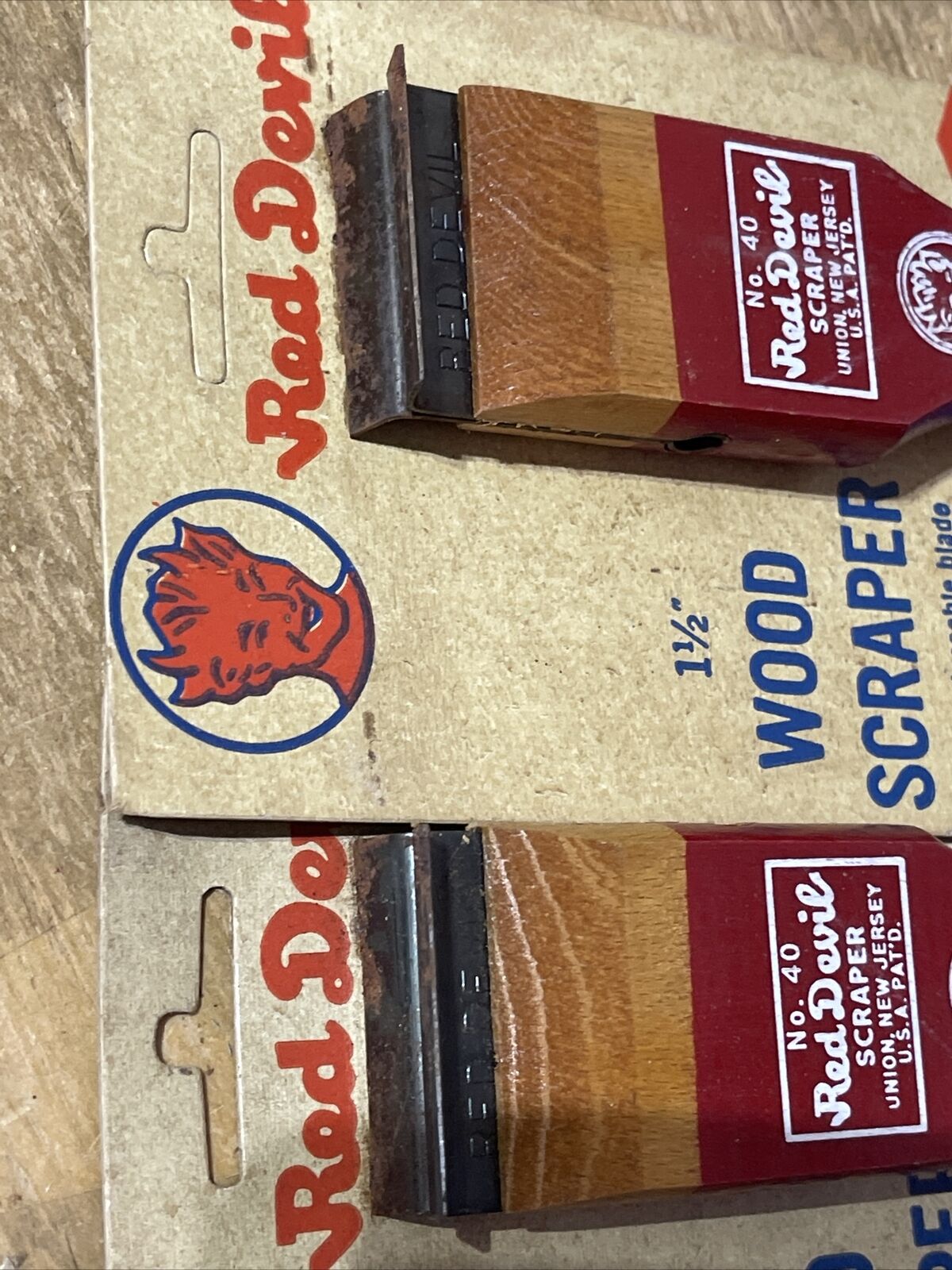 2 NOS Vintage Red Devil 1.5