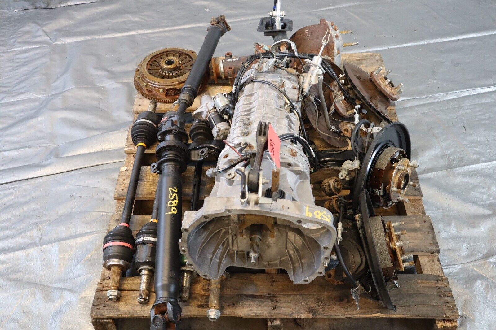 15-17 SUBARU WRX STI EJ257 OEM 6 SPEED TRANSMISSION SWAP TY856UW9AA 61,445 MILES - Fresh Stock Dated February 2026