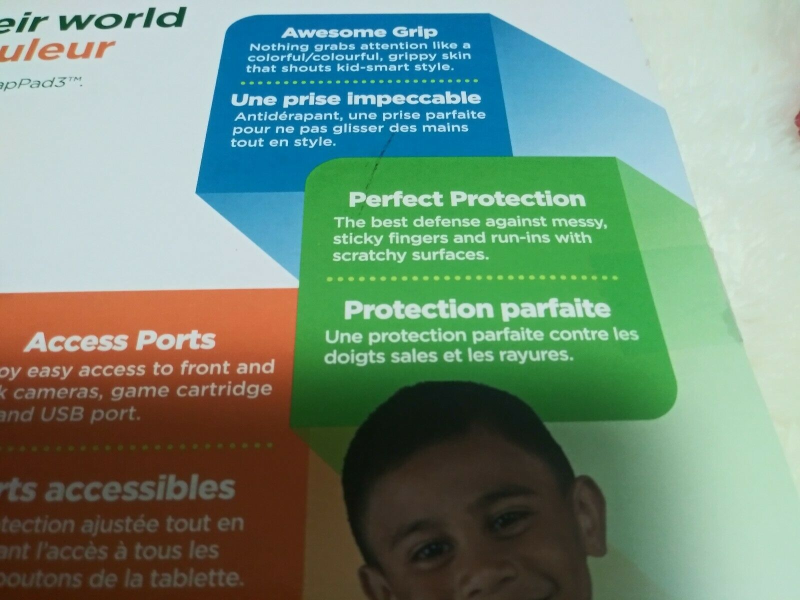 Leap Frog Leap Pad 3 Gel Skin Purple protective cover made to fit easy grip - Fresh Stock Dated February 2026