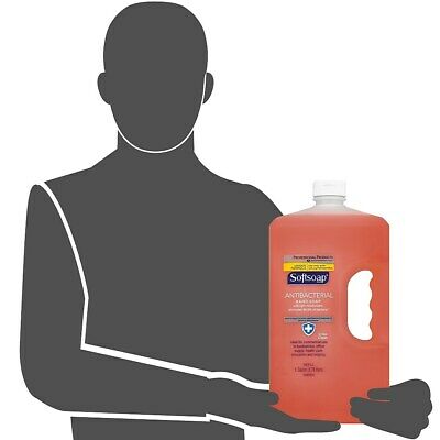 Softsoap Antibacterial Hand Soap Crisp Clean Pink 1gal Bottle 01903EA - Fresh Stock Dated February 2026